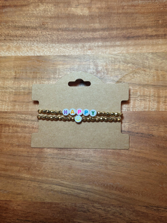 HAPPY Bracelet Set