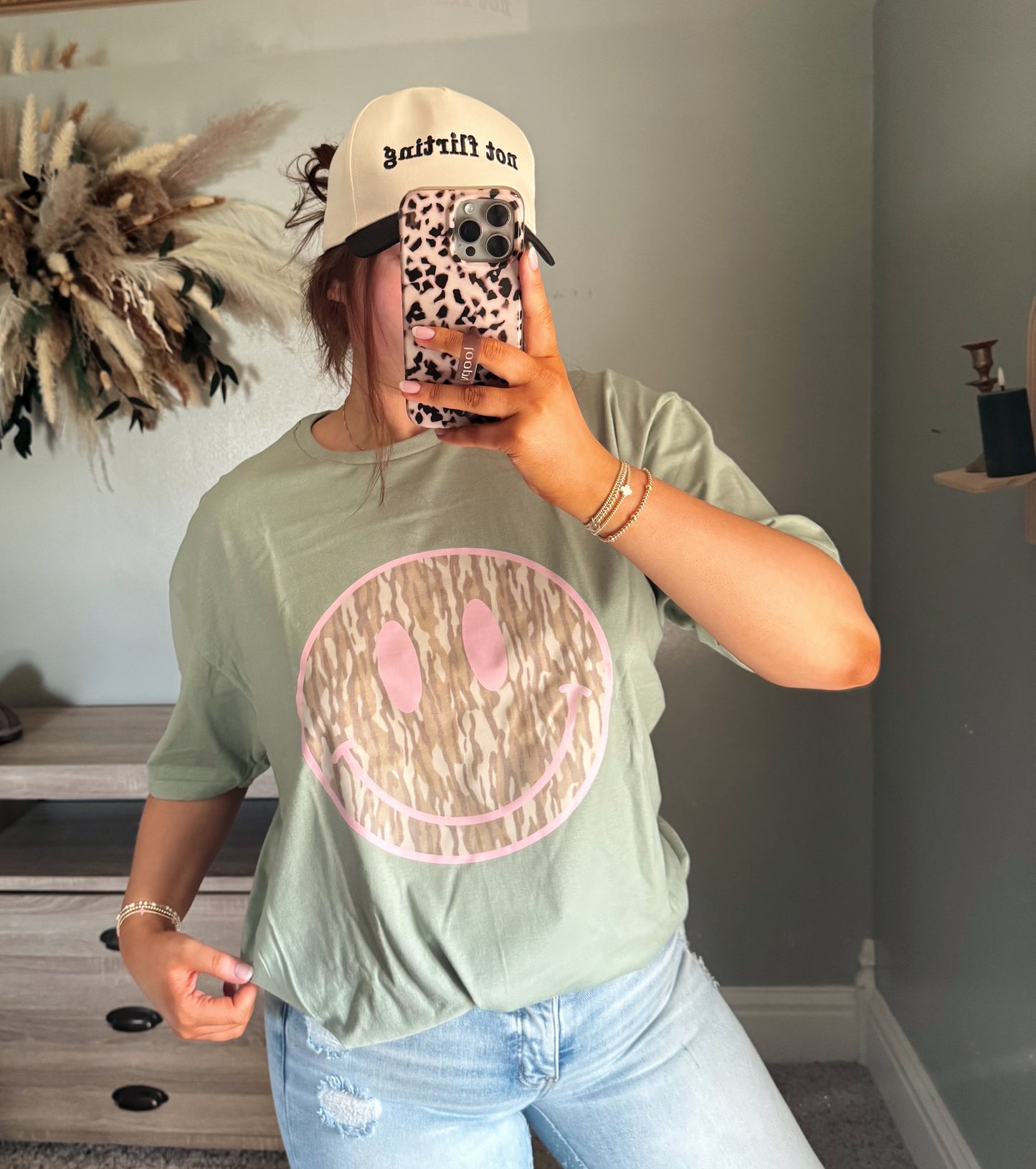 Camo Smiley Tee