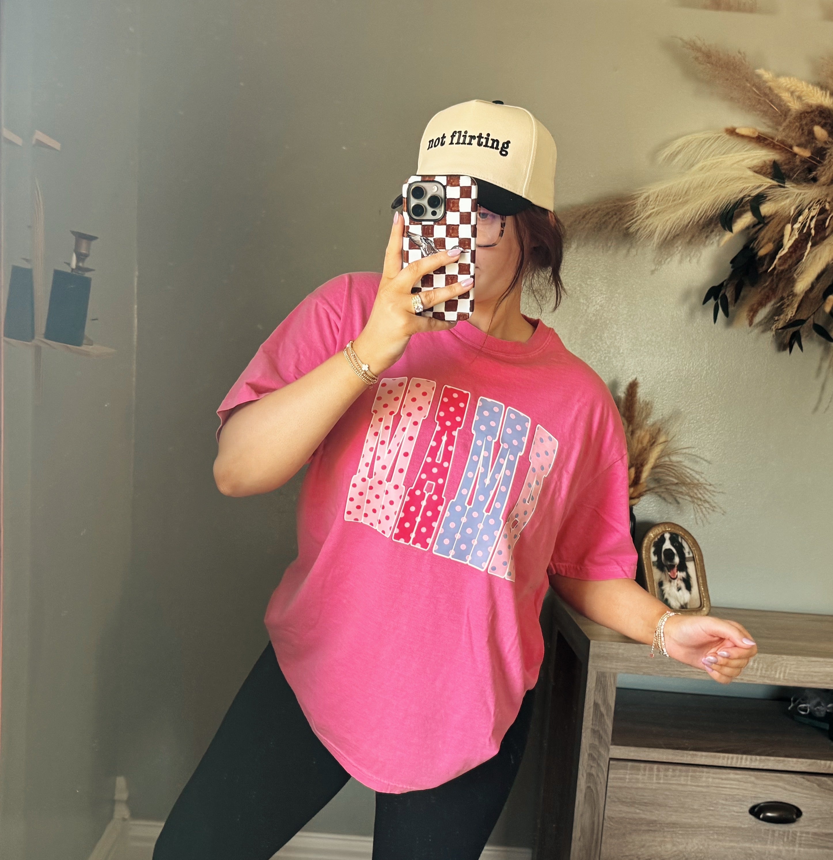 Polka Dot Mama Graphic Tee